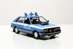 FSO Polonez 1500 Milicja Coupe Police light blue - white 1:43 DeAgostini Kultowe Auta PRL-u