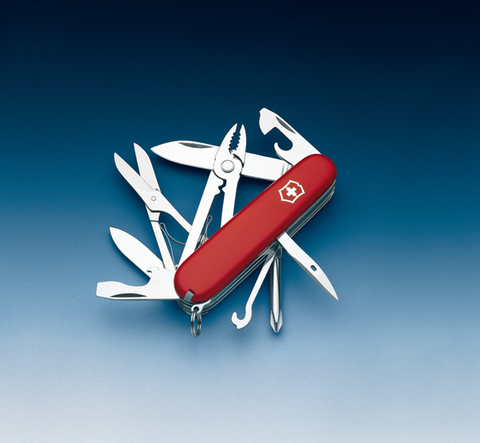 Нож Victorinox Deluxe Tinker, 91 мм, 17 функций, красный*