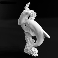 Силиконовый молд № 515 Дельфины