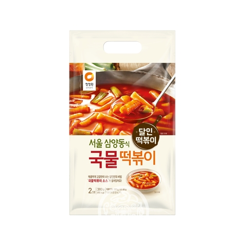 Рисовые клёцки Токпокки Daesang с острым соусом 380г Корея