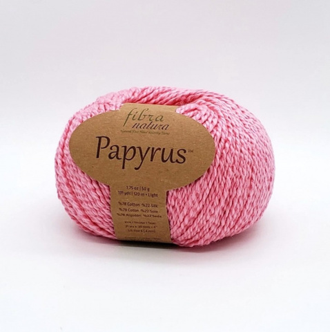 Пряжа Fibra Natura Papyrus 229-07 розовый