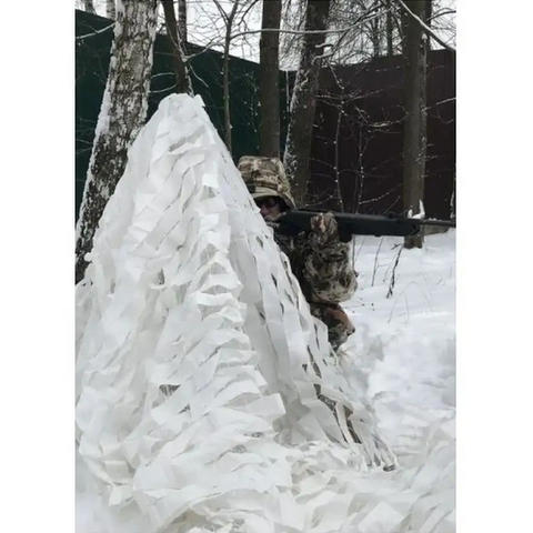 Маскировочная сеть 3х6 метра МКТ-2С СНЕГ (армейская)