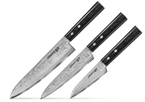 Набор ножей 3 в 1 "Samura 67"