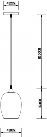 Подвесной светильник Arte Lamp PROPUS A4344SP-1CC