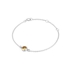 Браслет ALPHA с цитрином