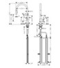 Hansgrohe Talis M54 72801340 Высокий смеситель для кухни с вытяжным изливом (чёрный хром шлифованный)