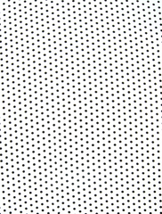 Ткань штапель принт Горох черный мелкий на белом, 104 гр/м, ш. 142 см