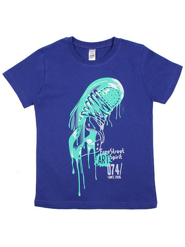 Узт-ФМ105-1 футболка детская, синяя