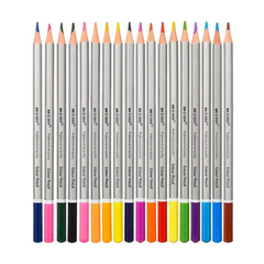 
          Карандаши цветные, Basir, деревянные, серия "Африка", серебристый корпус, цветная упаковка, 18 шт