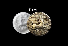 Силиконовый молд Знак зодиака Стрелец 3 см