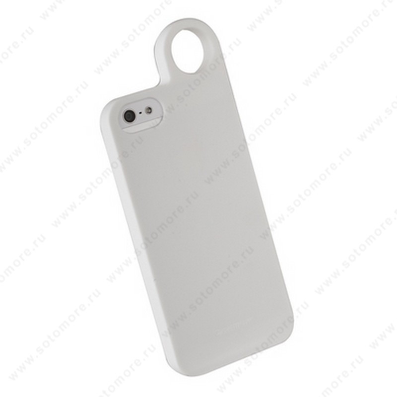 Накладка REMAX для iPhone SE/ 5s/ 5C/ 5 с кольцом белая