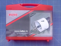 Набор коронок Bi-metall EK1 22-64мм HSSE-Co8 8пр Ruko 126305