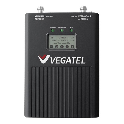 Репитер 2100 (3G) VEGATEL  VT3-3G (S, LED)