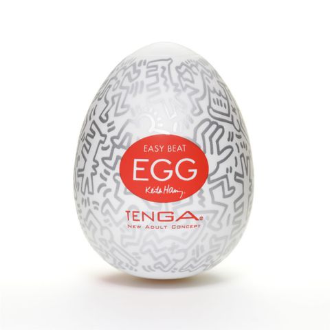 Мастурбатор-яйцо Keith Haring EGG PARTY - Tenga Keith Haring Collaboration KHE-003