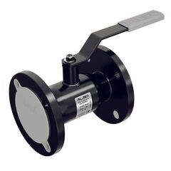 Кран стальной шаровой цельносварной ALSO КШ.Ф, DN-65 PN-25, длина-200мм, стандартнопроходной, фланцевый с ручкой