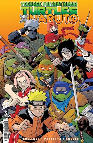 Teenage Mutant Ninja Turtles x Naruto #3 (Cover D)