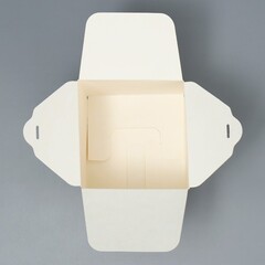 Коробка самосборная одиночная Куб, 12*12*12 см, Dream, Цветочное сердце, с лентой, 1 шт.
