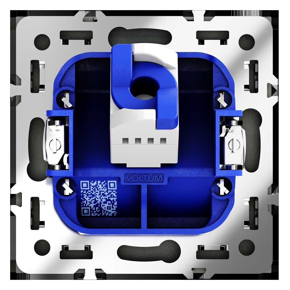 Розетка компьютерная встраиваемая Voltum S70 RJ45 кат.6, (титан) VLS060106