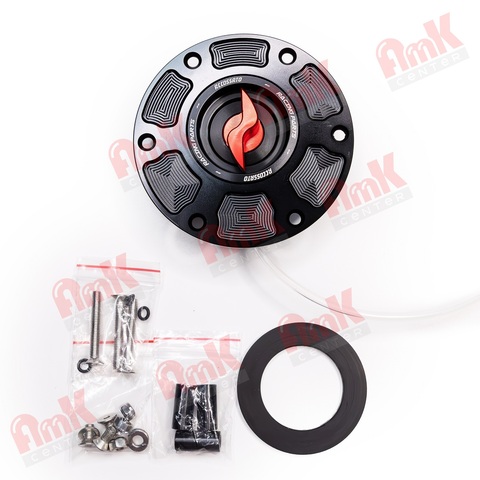 FC120R Крышка бензобака Accossato fuel-caps with quick action system. MV Agusta Черно-красная