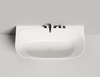 Salini 102527MF SOFIA WALL 160x80  Ванна, донный клапан "Click-Clack" цвет на выбор, сифон, интегрированный слив-перелив, покраска по RAL полностью