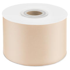 Лента Атласная (5см*22,85м) Светлое золото.