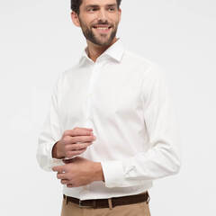 Сорочка мужская Eterna Modern Fit 8817-X18K-21 из твила кремовая