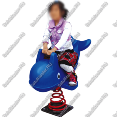 Качалка для детей для игровых комнат, площадок "Синий Кит"