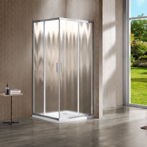 Душевой уголок Garda Vincea, 900*900, хром, стекло шиншилла