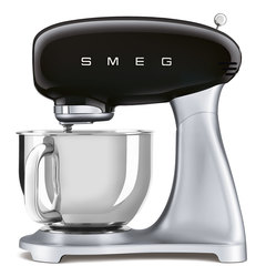 Миксер планетарный 4.8л. Smeg Стиль 50-х годов черный SMF02BLEU