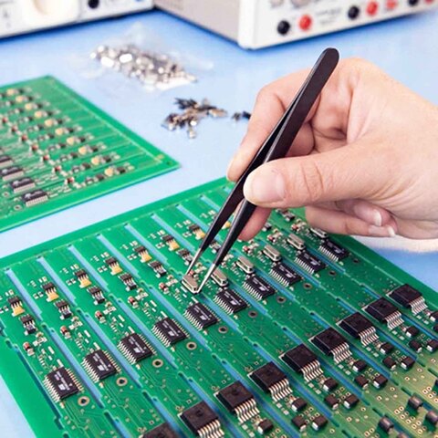 Пинцет прецизионный 130мм тип AA Professional ESD Wiha ZP01014 32318