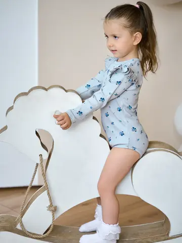 Боди с длинным рукавом