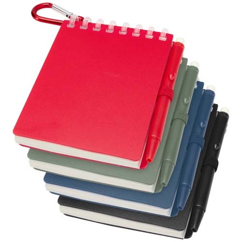 Lig Mini набор из блокнота в мягкой обложке из переработанного пластика и шариковой ручки (синие чернила)