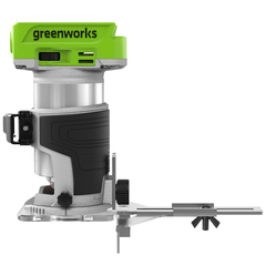 Фрезер аккумуляторный Greenworks G24RO 24V, без АКБ и ЗУ