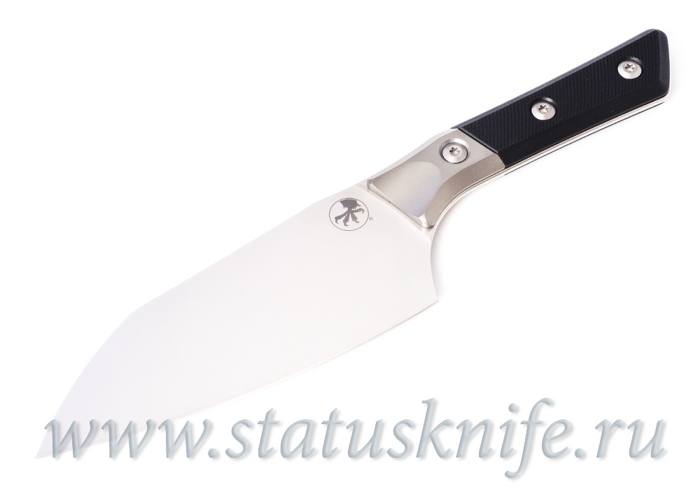 Нож Microtech Kitchen Santoku Bolster Black G-10 3200B-10BK