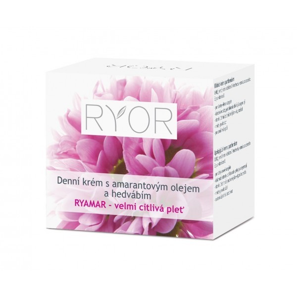 Ryor Ryamar Дневной крем с амарантовым маслом и протеинами шелка для чувствительной кожи