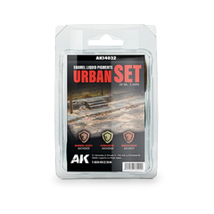 Набор красок AK Interactive Liquid Pigment Set - Urban