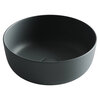 Ceramica Nova Element CN6073MDH Раковина накладная круглая, 35.6x35.6, цвет: темный антрацит матовый