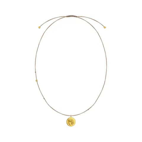 подвеска молитва на плетеной нити 60 см