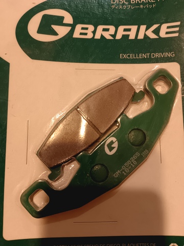 Колодки тормозные Kawasaki ZZR400, 600, ZZR1100, KLE 250, 400, 500, ZR 750 Zephyr, ZRX 400  / Suzuki GSF400, GSF250 bandit, VX 800, DR800 G-brake GM-05026S (Japan)