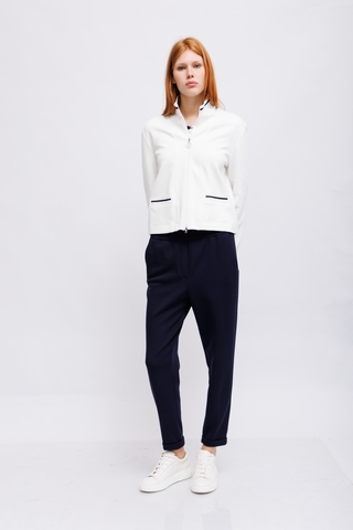 Marc Cain Sports Бомбер спортивный с контрастной отделкой