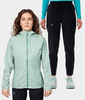 Женский беговой костюм с капюшоном Nordski Easy Run Pro Light Ice Mint/Black
