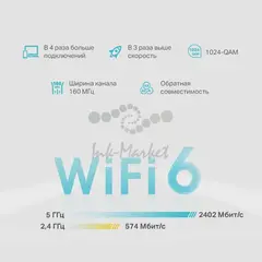 Wi-Fi Mesh-система TP-Link DECO X50-POE AX3000 Whole Home Mesh Wi-Fi 6 System with PoE