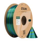 Пластик для 3D-печати eSUN ePLA-Silk Candy, 1,75 мм, 1 кг, синий/зелёный, EPLA-SILK CANDY175UG1