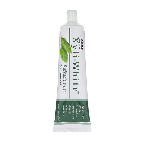Now Foods, Solutions, XyliWhite, зубная гель-паста, освежающая мята, 181 г (6,4 унции)