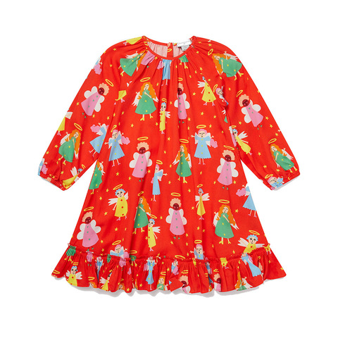 Платье Stella McCartney Kids Christmas Angel Red