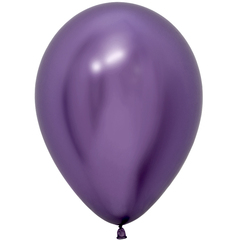 Латексный воздушный шар, цвет фиолетовый хром