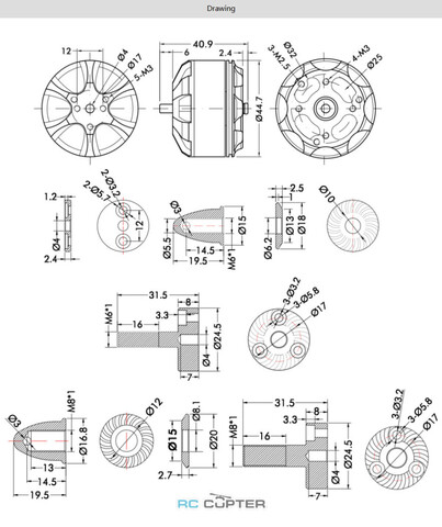 T-Motor MN4012 KV480