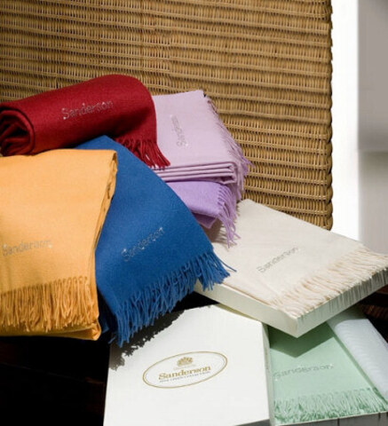 Плед 140х180 Palombella Sanderson Soft оранжевый