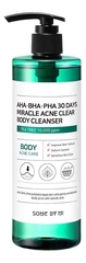 SOME BY MI Очищающий гель для тела с кислотами AHA BHA PHA 30 Days Miracle Acne Clear Body Cleanser 400мл