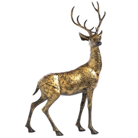 Фигурка оленя 56см Goodwill золотая